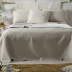 Colcha Bouti Jacquard Burrito Blanco 162-08 Lino
