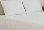 Colcha Bouti Cosida Stone Wash CLARA VIDAL Salerno blanco