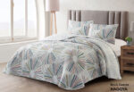 Colcha Bouti Cosida DOLZ Reversible Estampada Nagoya