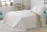 Colcha Bouti Coverlet BURRITO BLANCO Patchwork Liso 148 blanco