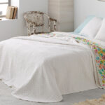 Colcha Bouti Coverlet BURRITO BLANCO Patchwork Liso 148 blanco