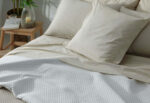 Colcha Bouti Jacquard Burrito Blanco 162-08 Lino - Imagen 3