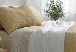Colcha Bouti Jacquard Burrito Blanco 166-03 Trigo - Imagen 3