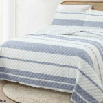 Colcha Bouti Sandy Azul DOLZ Reversible Cosida