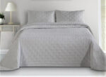 COLCHA BOUTI SHARON STONE WASHED GRIS ICELANDS