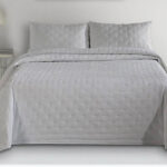 COLCHA BOUTI SHARON STONE WASHED GRIS ICELANDS
