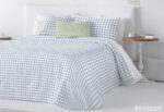 Colcha Bouti Termosellada Estam. FUNDECO Reversible Cyntia azul - Imagen 2