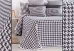 Colcha Jacquard Charlotte Negro Barceló - Imagen 3