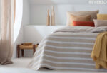 Colcha Jacquard Mambo Beige Fundeco - Imagen 2