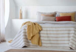 Colcha Jacquard Mambo Beige Fundeco - Imagen 3