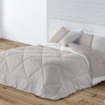 Edredón Comforter Sedalina/Sherpa DN Estampado Paola beige