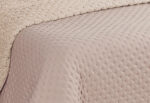 Edredón Comforter Volante Reverso Sherpa LLARBONA Maia taupe - Imagen 2