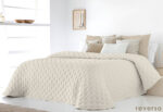 Edredón Conforter Reversible 250gr FUNDECO Anisa beige - Imagen 3