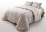 Edredón Duvet Bordado Relieve CLARA VIDAL Gaelan beige