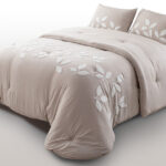 Edredón Duvet Bordado Relieve CLARA VIDAL Gaelan beige