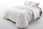 Edredón Duvet Bordado Relieve CLARA VIDAL Nestor Natural