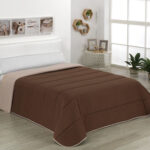 Relleno Nórdico Bicolor Marrón Beige CAMATEX