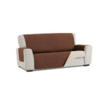 Funda cubre sofá Acolchada Reversible Couch Cover Marrón Belmarti