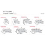 Funda cubre sofá Acolchada Reversible Couch Cover Lino Belmarti - Imagen 2
