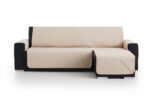 Funda cubre sofá Chaise Longue Acolchada Couch Cover Beige Belmarti