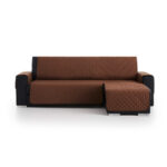 Funda cubre sofá Chaise Longue Acolchada Couch Cover Marrón Belmarti