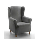 Funda Sillon Orejero Jara Antracita Casa Textil