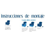 Funda Sillon Orejero Jara Azul Cielo Casa Textil - Imagen 3