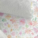 Juego sábanas Manterol 100% algodón flores acuareladas - Cotton Deco - Imagen 3