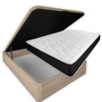 Pack Canapé Abatible de Madera + Colchón Viscoelástico