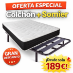 Pack Colchón Visco + Somier de Láminas
