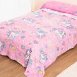 Sábana de Invierno Coralina Doble Cara Unicornio Dreams (Licencia)