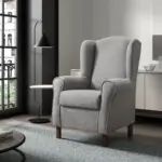 Sillón Simphony 2025 | Sillón orejero fijo en tela DINO Easy Clean
