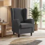 Sillón Simphony 2026 | Sillón orejero fijo en tela SATURNO Easy Clean