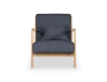 Sillón Tokio | Sillón fijo de madera maciza natural con cojín lumbar - Imagen 7