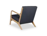 Sillón Tokio | Sillón fijo de madera maciza natural con cojín lumbar - Imagen 9